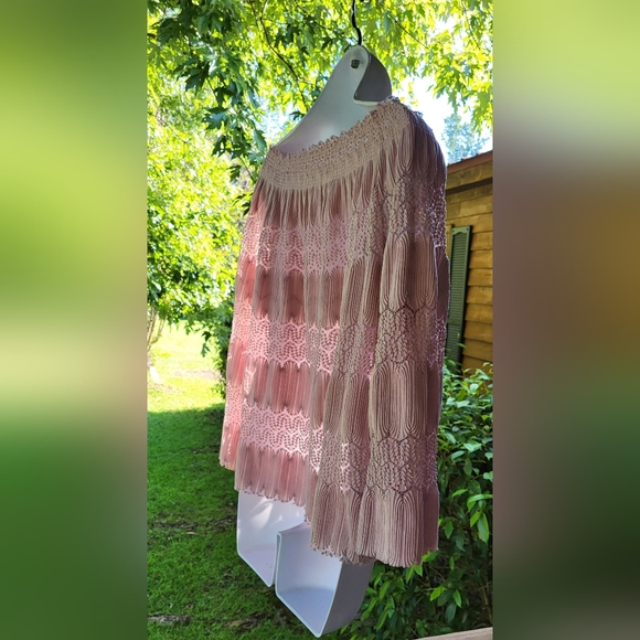 SAY WHAT rose lace blouse - Picture 3 of 5